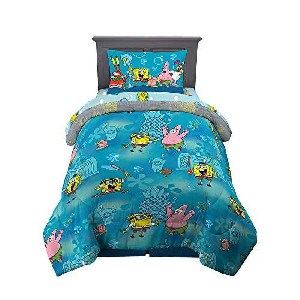 Franco 4-Piece Spongebob Comforter Bedding Sets, Twin