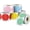 Six Color, variant on 2" Pink Circle Direct Thermal Labels, Self-Adhesive Round Direct Thermal Stickers, Multi-Purpose Roll Sticker Labels for DIY Logo Brand Design, QR Code, Name Tag(1 Roll, 750 Labels)