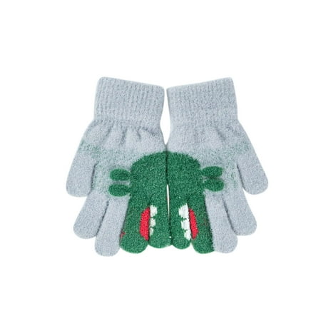 

Zlekejiko Gloves Gloves Baby Warm Gloves For Kids Winter Kintted Ski Girls Boys Snow Snow Kids Gloves Mittens