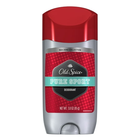 Old Spice Red Zone Pure Sport Scent Deodorant for Men, 3.0