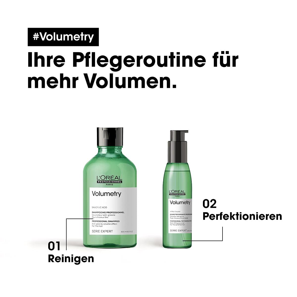 L'Oreal Paris Serie Expert Volumetry Salicylic Acid Anti-gravity Effect Volume Shampoo - 50.7oz - 10.1oz