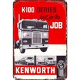 thumbnail image 1 of Chapa Metal para Camión Kenworth Pintura Hierro Rectangular Del Pared 20x30cm, 1 of 9