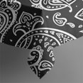 thumbnail image 5 of Black Paisley Pattern Square Tablecloth,Waterproof Square Table Cover,Wipeable Spillproof Washable Table Cover for Home Kitchen Party Decor 42"X42"(107x107cm), 5 of 6