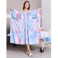 thumbnail image 3 of Pinspark Hospital Gowns for Women Post Shoulder Surgery Open Back Adaptive clothing lounge dress for Patients&Seniors Nightgown, 3 of 6