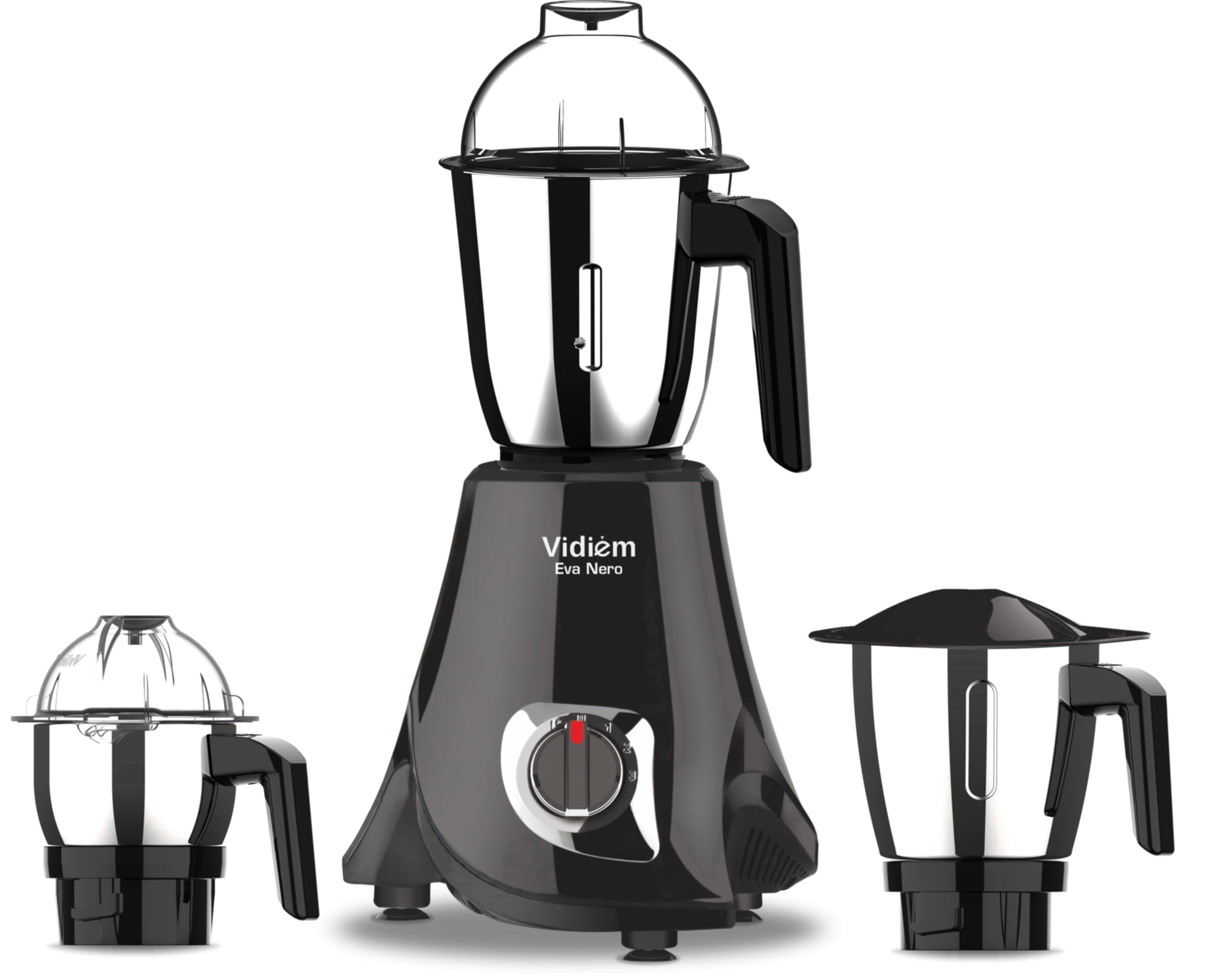 Preethi Steele 3-Jar Mixer Grinder, 550-Watt, Silver - Walmart.com