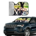 thumbnail image 4 of Windshield Sun Shade Foldable Car Front Window Sunshade For Car Suv Trucks Vans - Best Heat Shield Blocker Visor Cover Blocks Uv Rays And Keeps Your Vehicle Cool-Medium, 4 of 5