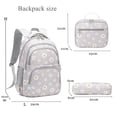 thumbnail image 2 of Set de mochilas EKUIZAI Daisy Prints para niños con lonchera y estuche para lápices, 2 of 7
