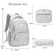 thumbnail image 2 of Set de mochilas EKUIZAI Daisy Prints para niños con lonchera y estuche para lápices, 2 of 7