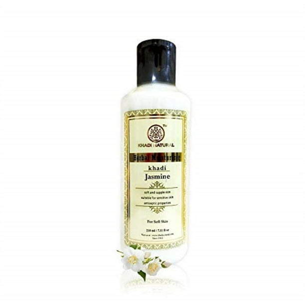 khadi natural jasmine herbal moisturizing lotion 210 ml