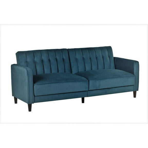 Cornell 81'' Velvet Square Arm Sleeper