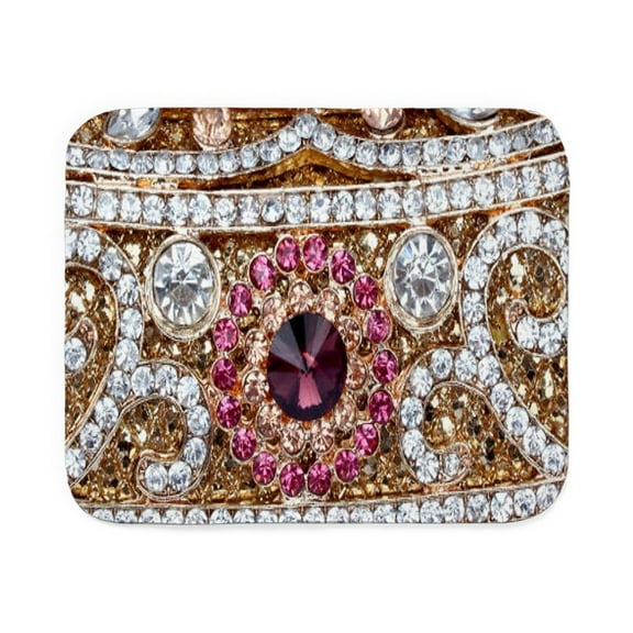 CafePress - Girly Bohemian Burgundy Rhinestone Sherpa Fleece T - Sherpa Fleece Throw Blanket 60" x 50"