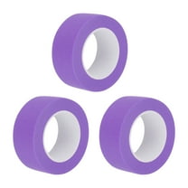 Uxcell 3 Pcs 1 Inch Wide 14 Yards Purple Masking Tape Painters Tape Rolls for Home Office