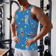 thumbnail image 5 of Salouo Cartoon Animals 1 for Men's Tank Tops,Sleeveless Muscle Shirts for Men Quick Dry Workout Tank Top Gym Muscle Tee Fitness Bodybuilding Sleeveless T Shirt-4X-Large, 5 of 7