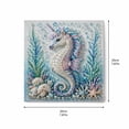 thumbnail image 3 of Creative Pearl Painting DIY Kit Ocean Theme, Marine Life Diamond Art Craft Set with Crystal Beads, DIY Wall Hanging Decor, Fun Handmade Hobby Activity,F, 3 of 8