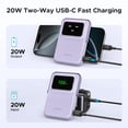thumbnail image 3 of Cargador portátil UGREEN Uno de 10000 mAh con banco de energía inalámbrico, 3 of 8