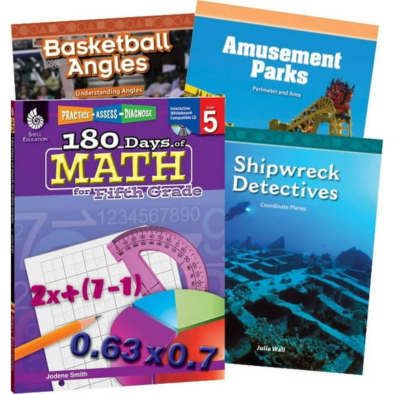 Learn-At-Home: Learn-At-Home: Math Bundle Grade 5 (Other)