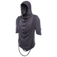 thumbnail image 2 of Men's Trend Short Sleeve Hooded T-Shirt - Hop Street Style, Polyester, Casual/Work/Daily Wear, 2 of 8