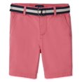 thumbnail image 1 of Pantalones cortos The Children's Place de sarga chino de algodón con cinturón para niños, 1 of 5