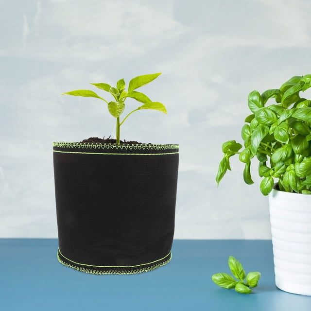 Phenofice 10pcs Nonwoven Fabric Pots Ideal For Vegetables With Transplant Friendly Design For Farmers