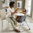 thumbnail image 4 of Fisher-Price Deluxe High Chair Adjustable Infant to Toddler Portable Booster Seat, Gray Tribal, 4 of 6