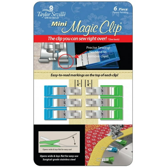 Taylor Seville Magic Clips 6/Pkg-Mini