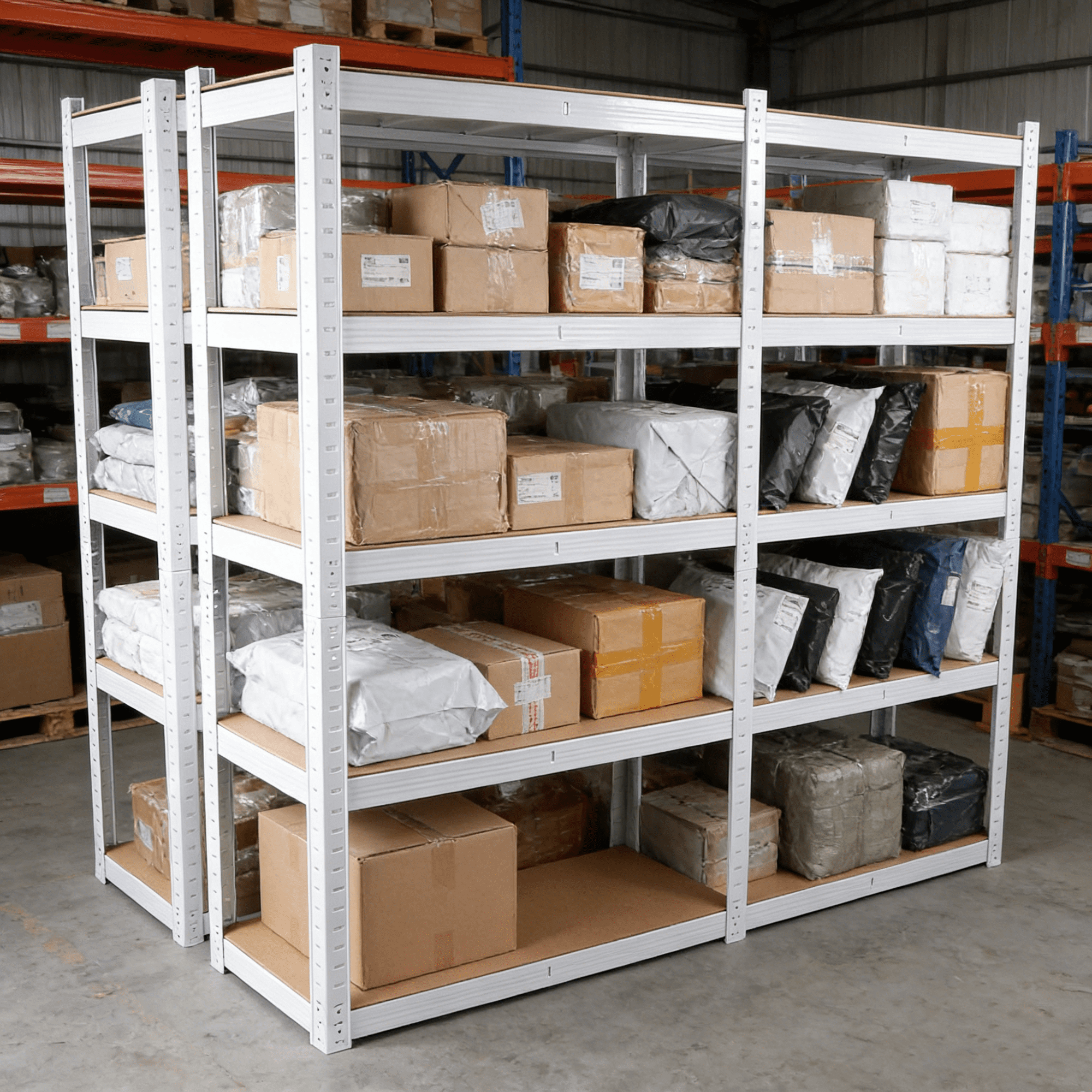 Jopath 5 Tier Storage Shelving Unit Adjustable Garage Storage Utility Rack Heavy Duty Shelves Organization Multipurpose Shelf for Warehouse Basement Pantry White 29" W x 12" D x 59" H