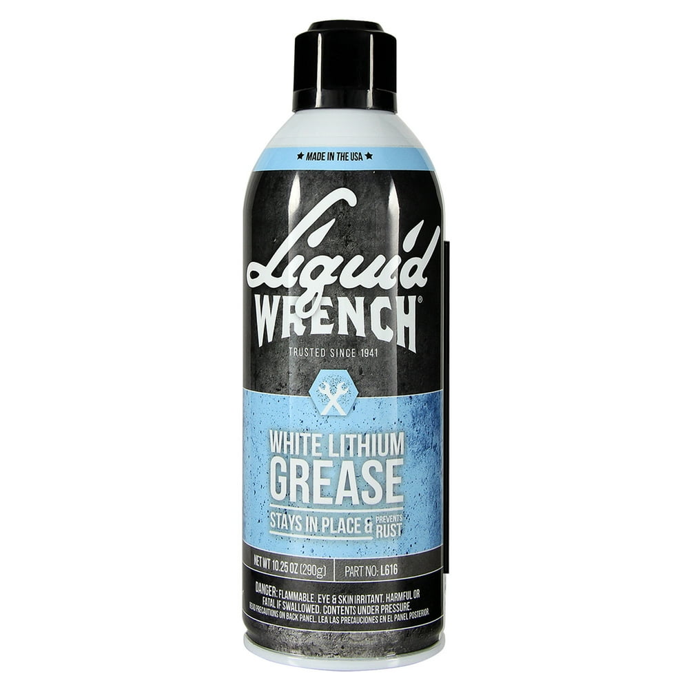 LIQUID WRENCH White Lithium Grease, 10.5 oz, Aerosol Can