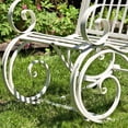 thumbnail image 5 of Outdoor Metal Rocking Arm Chair/Bench (Arm Chair, Antique White), 5 of 7