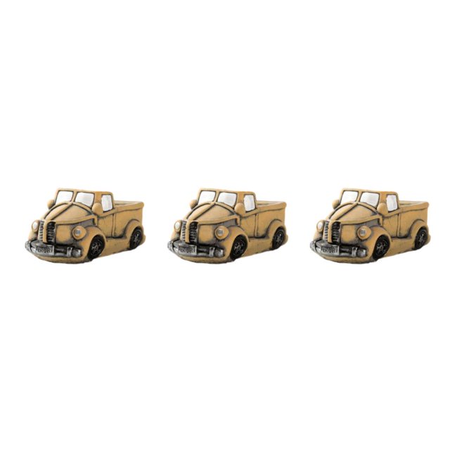 Bewildely Cerámica Lindas Macetas De Plantas Suculentas Fácil De Mantener Y Tamaños Materiales Innovadores coche amarillo Type1 NO1