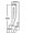 SLT103LS, variant on Brass Basin Faucets Chrome Square Tall Bathroom Sink Faucet Single Handle Deck Mounted Toilet Hot and Cold Mixer Water Tap
