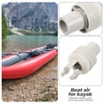 thumbnail image 5 of BESTOYARD 3Pcs Inflatable Pool Pump Adapter White PVC Plastic for Boat Air Valve and Kayak Use, 5 of 6