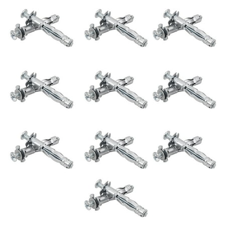

x 38mm HEAVY DUTY METAL PLASTERBOARD CAVITY WALL FIXINGS ANCHORS PLUGS (20)