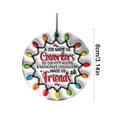 thumbnail image 5 of Shoreew Friendship Christmas Ornament Acrylic Best Friend Gifts Xmas Tree Hanging Decoration for Women Sister Coworker, 5 of 7