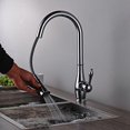 Kitchen Sink Faucet for Bar Farmhouse Commercial, Chrome Kitchen Pull