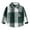 Green, variant on Boys Girls Flannel Plaid Shirt Jacket Kids Cotton Boys Button Down T Shirts Infant Baby Solid Color Stand-Up Collar Long Sleeve Comfy Tops Tees Clothes Size for 3-6 Months,Khaki