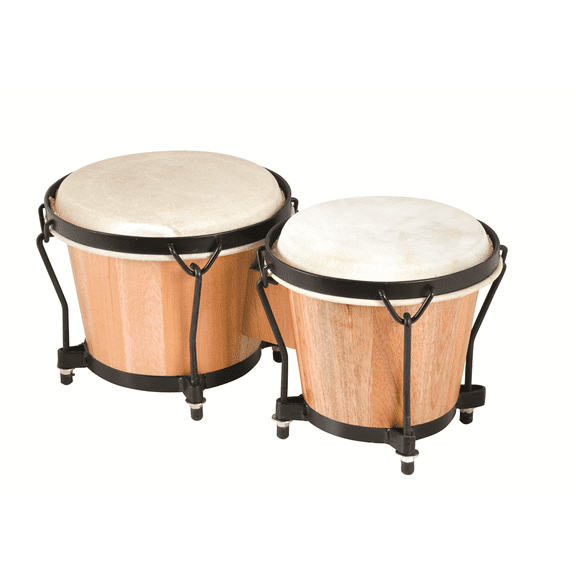 Basic Beat BB271 6-7 Key-Tuned Bongos - World Drumming for Classroom, Tuning Wrench Included