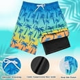 thumbnail image 2 of OlyPegic Boys Swim Trunks with Boxer Brief Liner Compression Boy Bathing Suit Quick Dry Beach Swimsuit Toddler Swim Shorts, 2 of 6