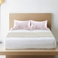 thumbnail image 6 of GZHJMY Cherry Blossom Satin Pillowcase for Hair and Skin Silk Pillowcase, King Size(20x40 inches) - Slip Cooling Satin Pillow Covers with Envelope Closure, 6 of 7
