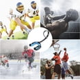 thumbnail image 3 of Paquete de 2 protectores bucales de fútbol con correa, protector bucal suave para jóvenes y adultos, protector bucal deportivo para rugby, hockey, baloncesto, boxeo, lacrosse, 3 of 5