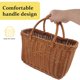 thumbnail image 5 of NUOLUX Cesta Portátil De Picnic De Material Plástico Marrón Con Acabado Resistente Y Mango, 5 of 6