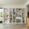 thumbnail image 6 of WIAWG Modern Versatile Storage Cabinet Set, China Cabinet Bookcase Display Storage Organizer for Home Office, 6 of 6