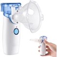 thumbnail image 1 of Nebulizador de tos de malla portátil, inhalador de vapor personal de mano para senos nasales fríos, uso para niños y adultos (batería no incluida)., 1 of 5