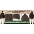 thumbnail image 2 of Fleece Pullover Women Long Sleeve Half Zip Sherpa Jacket Warm Sweatshirts with Side Pockets, 2 of 7