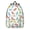Dinosaur and Silhouette, variant on Dinosaur and Star White Pattern Backpack for School, Cute School Bag with Adjustable Shoulder Straps and Padded Back, 15.7"x11.8"x5.5"