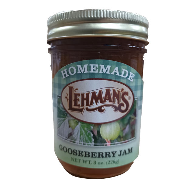 Lehman's Homemade All Natural Gooseberry Jelly No Preservatives 8 Oz