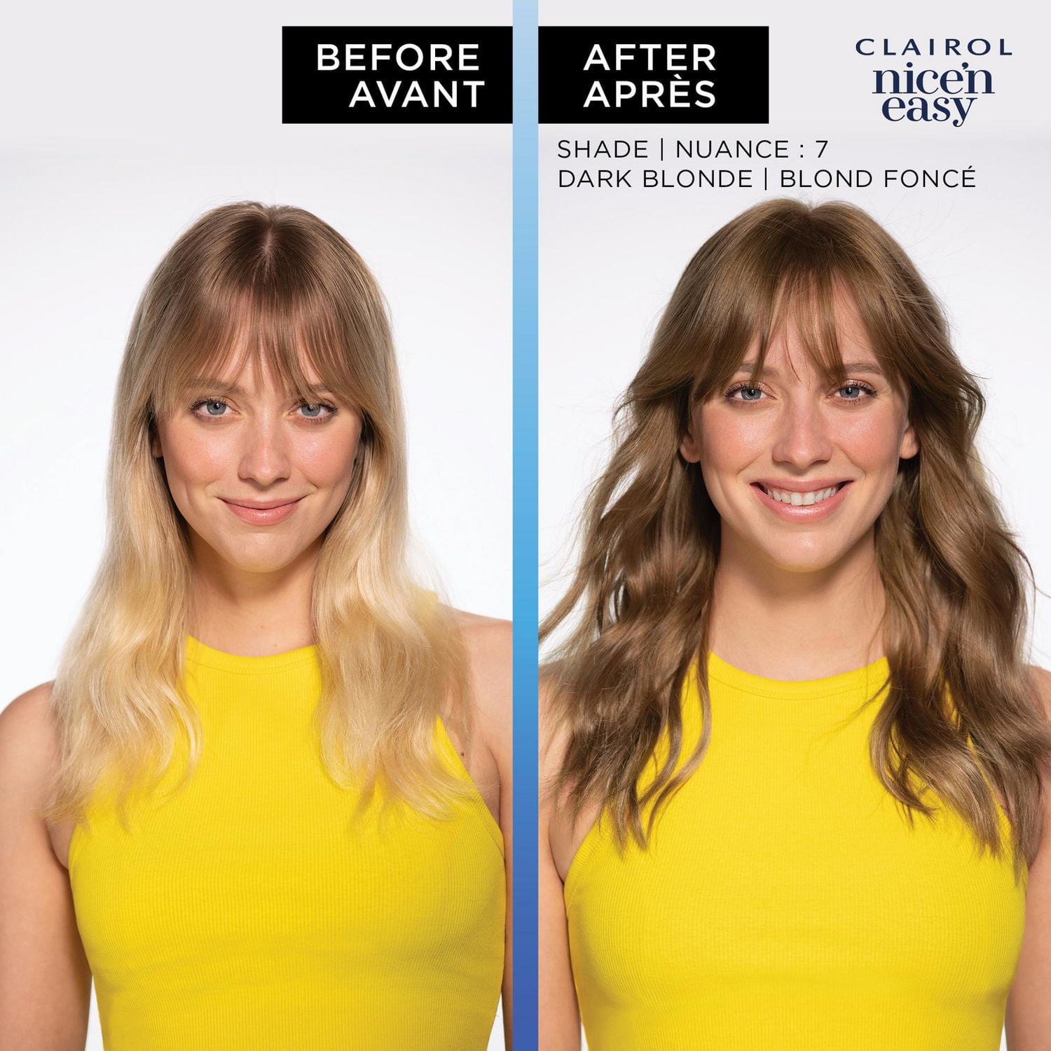 Coloration permanente Clairol Nice'n Easy Couverture Des Cheveux Gris À 100