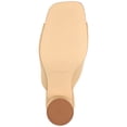 thumbnail image 5 of Journee Signature Womens Genuine Leather Karah Slip On Block Heel Open Square Toe Sandals, 5 of 9