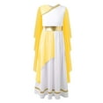 thumbnail image 2 of iiniim Girls Sleeveless Gown Tulle Princess Dress Performance Yellow 14, 2 of 7