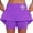 Purple4, variant on ibiyuan Knee Length Skirts For Women Tennis Skorts for Women Lightweight Golf Athletic Skirts with Shorts Underneath Summer Workout Pickleball Activewear