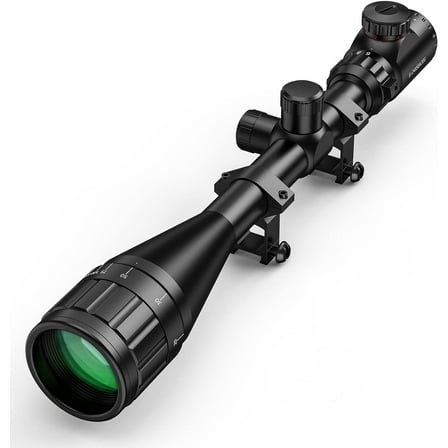 CVLIFE 6-24x50 AO Long Range Scope for Hunting, with Rings